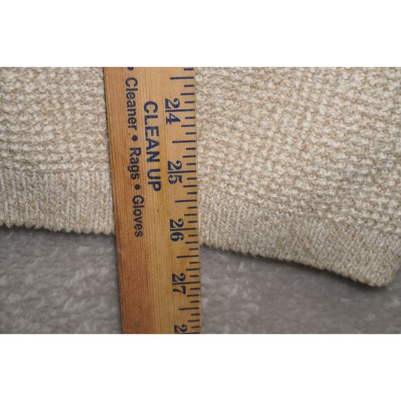 Eddie Bauer Made in USA Knit Button Vest Men’s XL Beige 100% Cotton Vintage - Picture 9 of 10